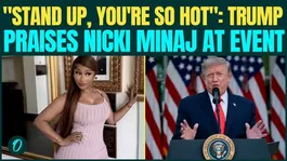 "SO RESPECTED &amp; SO HOT": Trump Praises Nicki Minaj During Rose Garden Speech | VIRAL MOMENT