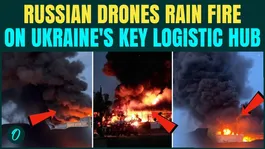 Russian Drone ATTACKS Rock Ukraine: Nova Poshta Logistics Hubs ENGULFED In Flames