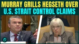 "How Did Iran Halt Shipping?" Murray CONFRONTS Hegseth Over U.S. Hormuz Control Claim