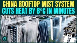 China Turns Rooftops Into Rainclouds: New Mist Technology DROPS Heat To 8 Degree | VIRAL VIDEO