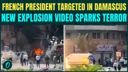 CHILLING VIDEO Shows French President TARGETED in Damascus Attack, New Explosion VIDEO Sparks Terror