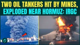 IRGC Says Two Oil Tankers EXPLODED After Hitting Naval Mines in Hormuz Amid US Naval Blockade |Trump