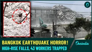 Myanmar Earthquake Causes Building Collapse, Traps 43 Workers ...