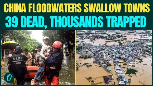 China Flood BREAKING: 39 Dead, 130,000 Evacuated as Typhoon Bavi Approaches| Dam COLLAPSES