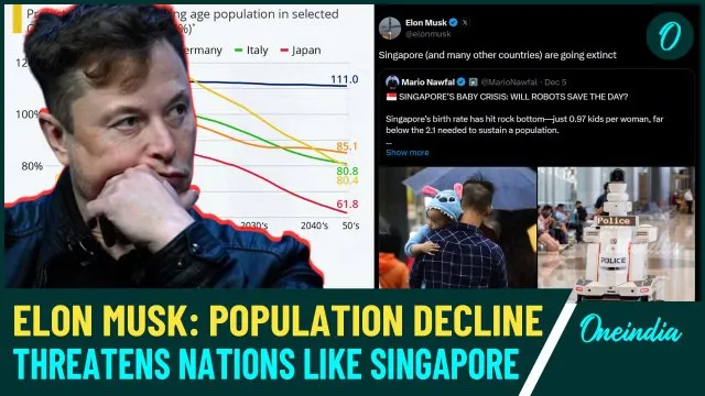 Elon Musk Warns of Population Decline Threatening Economic Stability