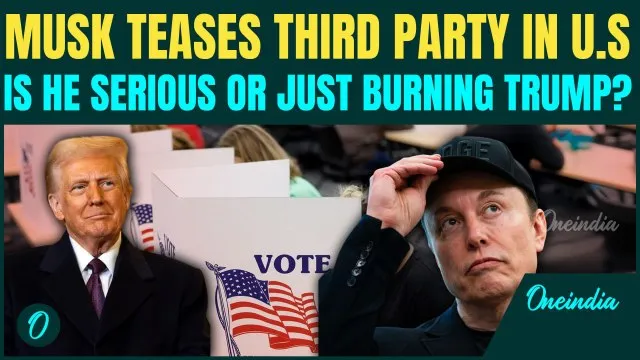 U.S July 4 Breaking: Elon Musk Floats Launching A Third Party on