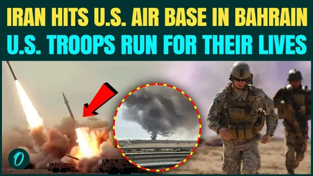 Iran HITS U.S. Air Base in Bahrain | U.S. Troops RUN for Cover? Mojtaba ...