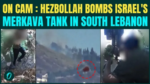 Hezbollah ATTACKS Israeli Tank: CHILLING Footage Shows Merkava Under Fire in South Lebanon