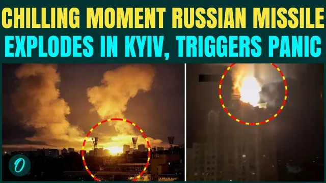 Putin UNLEASHES Missile Hell on Kyiv; Chilling Footage Shows Ukrainians RUNNING for Their Lives