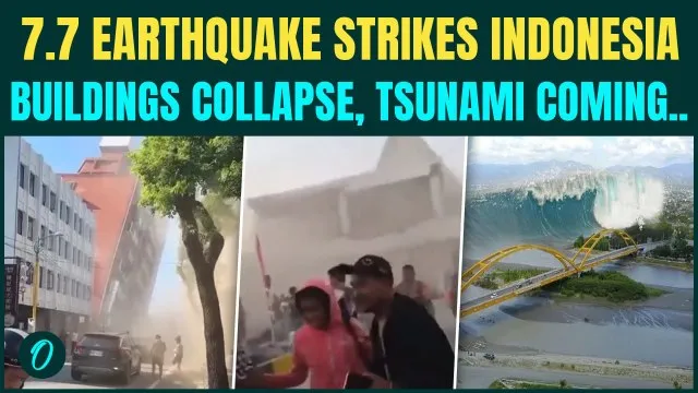 7.7 Earthquake HITS Indonesia, Triggers Tsunami WARNING | Chilling ...