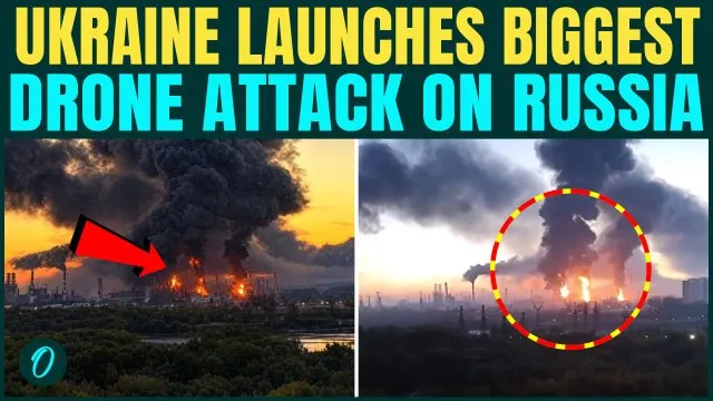 Ukraine Launches BIGGEST Drone Attack On Moscow: Kapotnya Refinery Hit ...