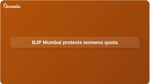 Womens Reservation Act row: BJP Mumbai accuses Congress of delaying womens quota, stages Dahisar protest