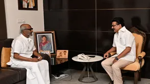 Rajinikanth Meets DMK Chief MK Stalin At His Residence