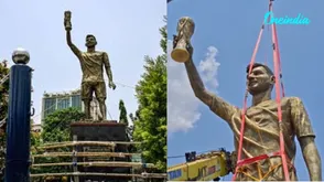 Lionel Messi's 70 Foot Statue Removed In Kolkata Less Than A Year After Installation; Here's Why