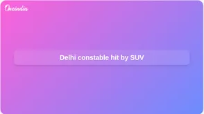 Delhi traffic police head constable injured after wrong-way SUV hit at Sarai Julena red light
