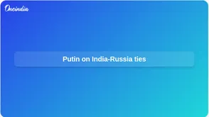India-Russia strategic partnership: Putin cites USD 100 billion trade goal and warns on Western pressure