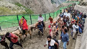 J&K: Amarnath, Vaishno Devi, Shiv Khori Pilgrimages Suspended Amid Rain Forecast
