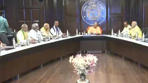 UP CM Adityanath holds first cabinet meeting 