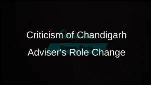 Centre Rechristens Chandigarh Advisers Post Chief Secretary 011 4037385.html