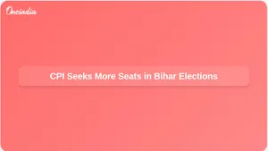 CPI's D Raja Calls for More Seats in Bihar Assembly Elections Amidst Alliance Negotiations