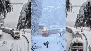 Snow Capped Train Journey In Shimla Transforms Ride Into A Harry Potter S Hogwarts Express Watch 7977455.html