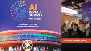AI Summit 2026: Youth Congress Workers Stage Shirtless Protest At AI Summit Over India-US Trade, Detained