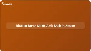Bhupen Borah Meets Amit Shah to Discuss Future Political Moves in Assam