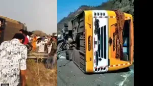 4 Killed As Private Bus Overturns On Highway After Driver Allegedly Falls Asleep