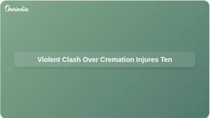 Two Groups Clash Over Cremation Narmada River 011 7986423.html