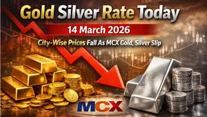 Gold Silver Rate Today, 14 March 2026: City-Wise Prices Dip As MCX Gold, Silver Extend Losses