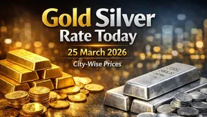 Gold Silver Rate Today, 25 March 2026: City-Wise Prices As MCX Trends Mixed, Gold Falls And Silver Rises
