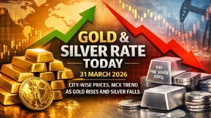 Gold Silver Rate Today, 31 March 2026: City-Wise Prices, MCX Trend As Gold Rises And Silver Slips