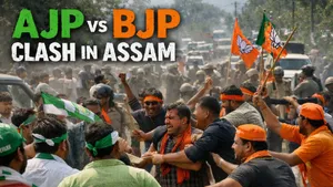 Assam Assembly Election 2026: AJP vs BJP Clash Disrupts Polling in Khowang