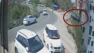 Himachal Pradesh Accident Caught On Camera As Car Plunges Into 150 Feet Deep Ditch 011 8073817.html