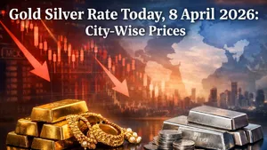 Gold Silver Rate Today, 8 April 2026: City-Wise Prices Fall; MCX Gold, Silver Slip As US-Iran Tensions Ease