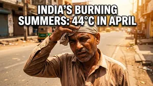 44 deg C in the shade -- and it's only April
