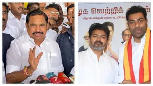 Vijay's Right Hand Man Aadhav Arjuna Meets EPS Amid Rumours of AIADMK Split