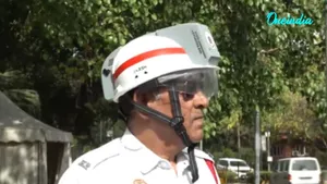 43 Degrees And Traffic Police Under The Sun: Delhi Implements AC Helmets, Fans To Protect Officers On Duty