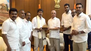 TVK Chief Vijay Meets Governor, Stakes Claim To Form Next Govt In Tamil Nadu