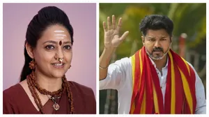 Ranjitha From Swami Nithyananda's Kailasa Wishes Vijay Over TVK Victory