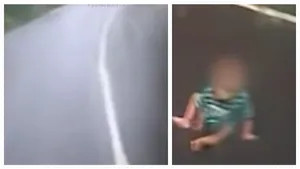 Heart Stopping Moment In Kerala Driver Spots Baby Crawling On Road In Malappuram 8115075.html