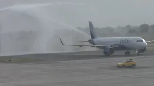 Jewars Noida International Airport Begins Commercial Operations As First Flight Lands From Lucknow 8118623.html