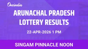 Arunachal Pradesh Singam Pinnacle Noon Winners 22 April: Prize Breakdown And Winning Tickets