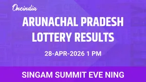 Arunachal Pradesh Lottery Singam Summit Eve Ning Winners 28 April