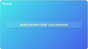 Brazil election 2026: Lula uses fitness workouts to counter age concerns as re-election talk grows