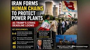 Civilians Form Human Chains as Iran Braces for Possible US Strikes