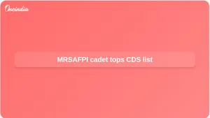 CDS Air Force List: MRSAFPI cadet Jasnoor Singh secures All India Rank 1