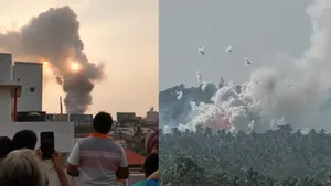 Thrissur Fireworks Unit Explosion Kills 3 During Pooram Preparations, Around 40 Injured