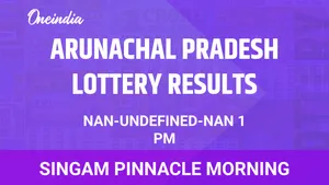 Arunachal Pradesh Singam Pinnacle Morning Winners Date Time: Prize Details And Prize Distribution