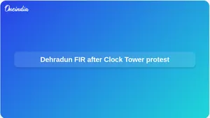 Dehradun Police file FIR after Bajrang Dal protest blocks Clock Tower traffic